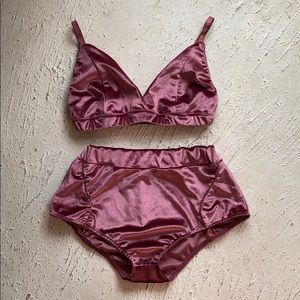 Velvet Lingerie Set